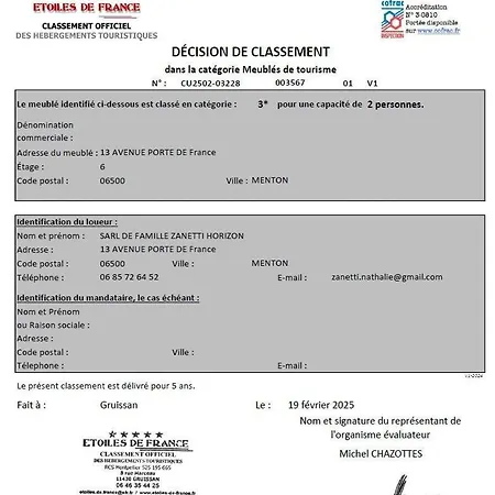 Front De - Parking Prive - Classe Meuble 3 Etoiles Apartment *